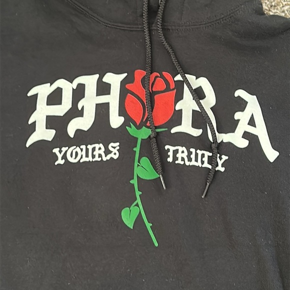 Phora Yours Truly Hoodie Unisex Size Small - Picture 3 of 5